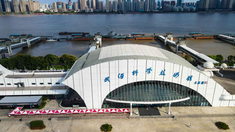 湖北武汉城市风光航拍摄影图