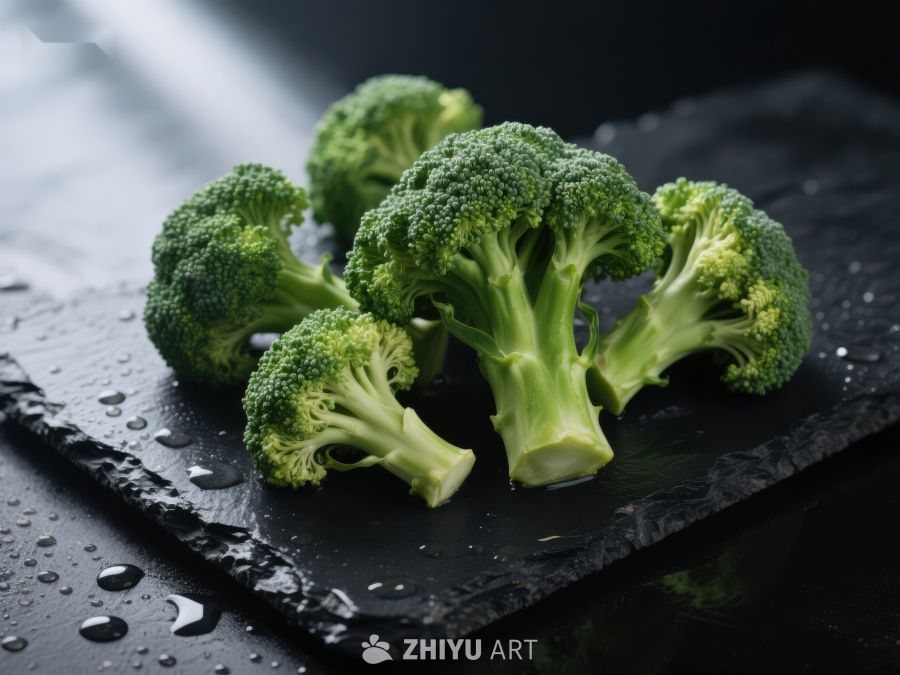 新鲜西兰花特写 727