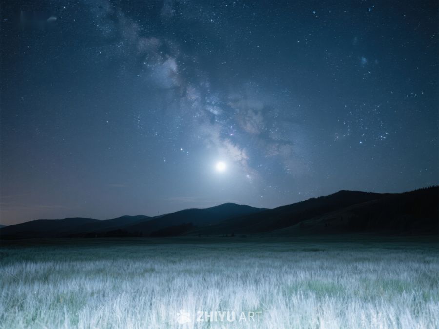 夜空下的草原与星辰 282