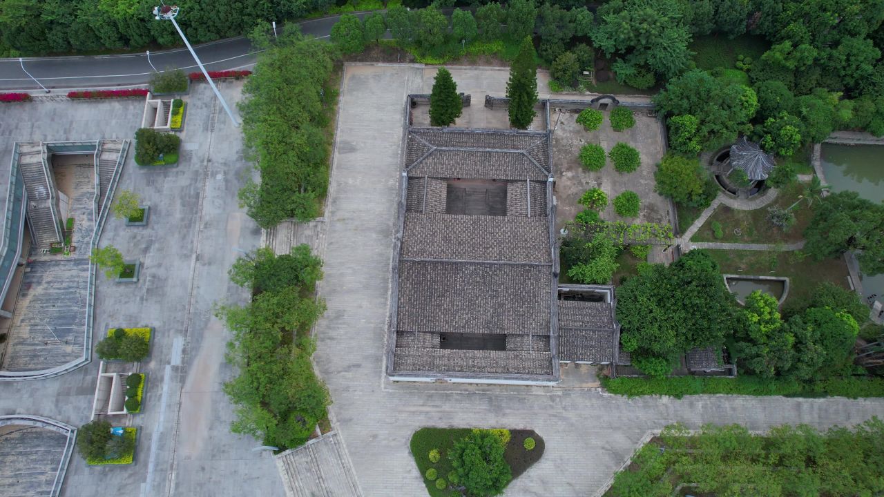 航拍福州陈绍宽故居