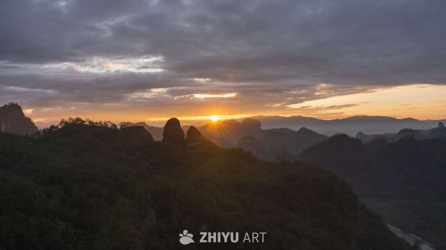 武夷山日出