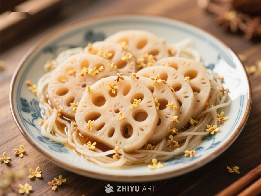 莲藕桂花凉拌菜 476