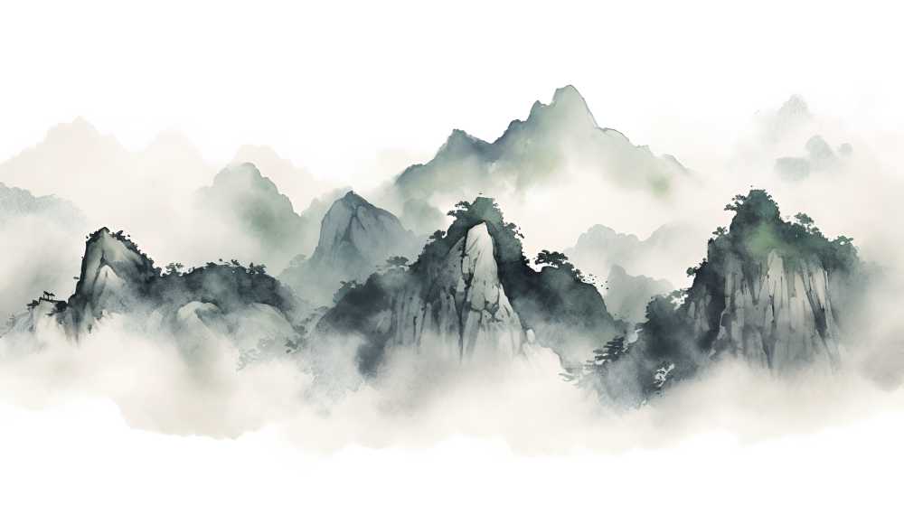 中国风山水画1