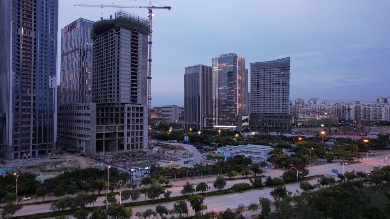 福建泉州城市风光地标建筑航拍