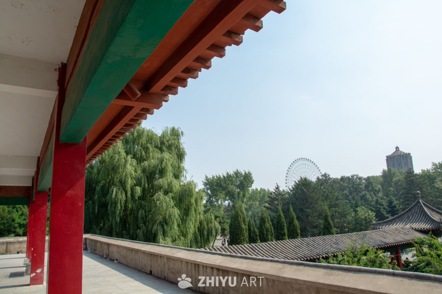 公园古风观景台