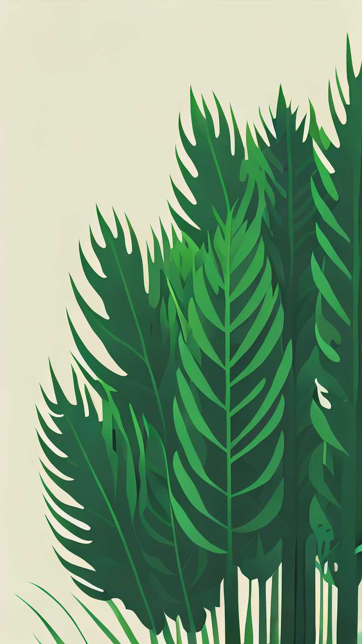 绿色小草清新