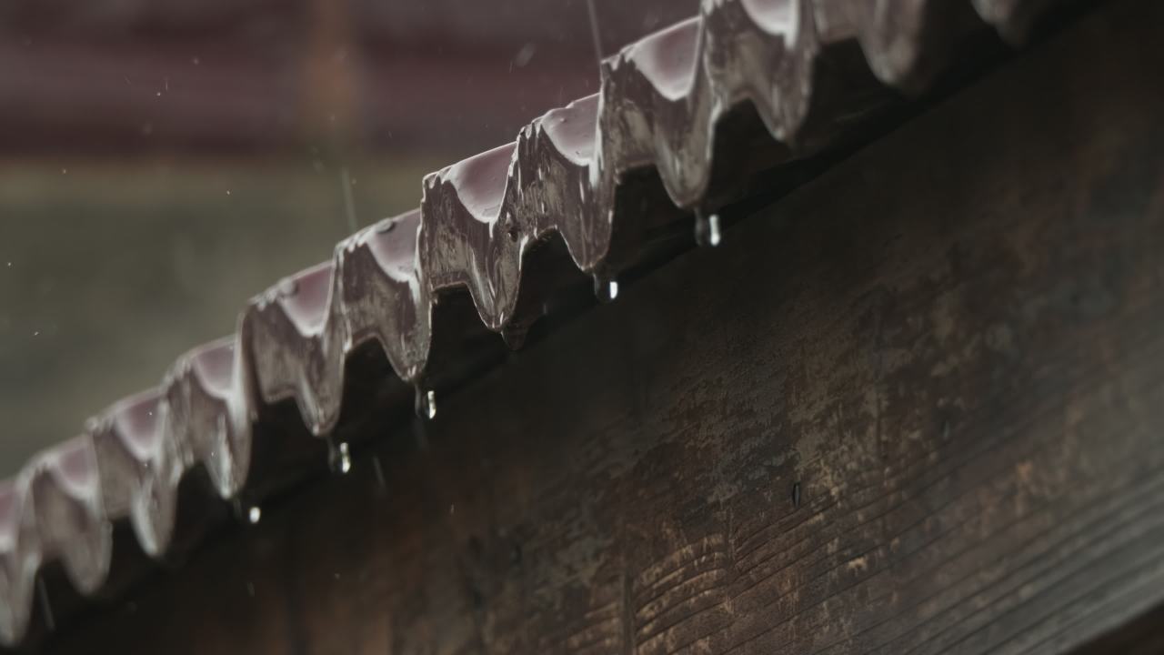 阴天下雨水滴雨滴天气 47