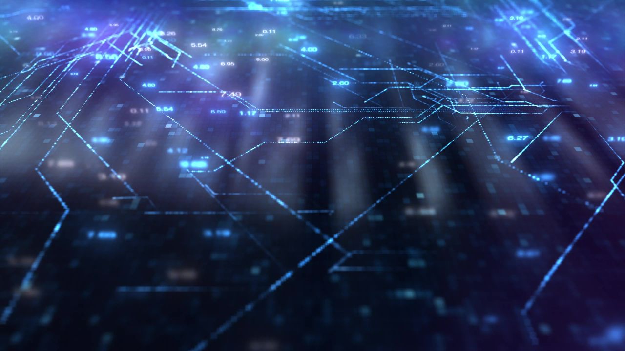 数字科技流动代码字母抽象互联网络金融视频素材 87