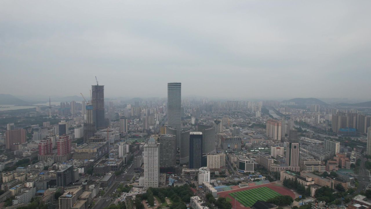 江苏徐州苏宁广场航拍