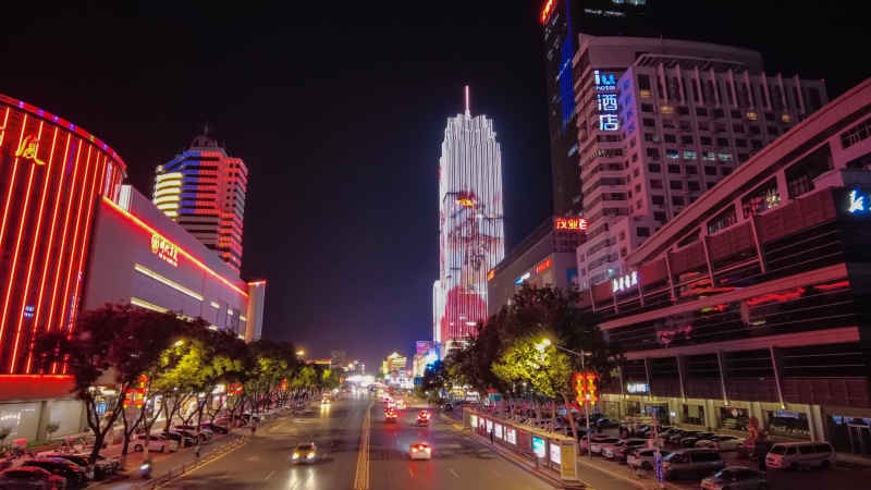 保定中华南大街夜景