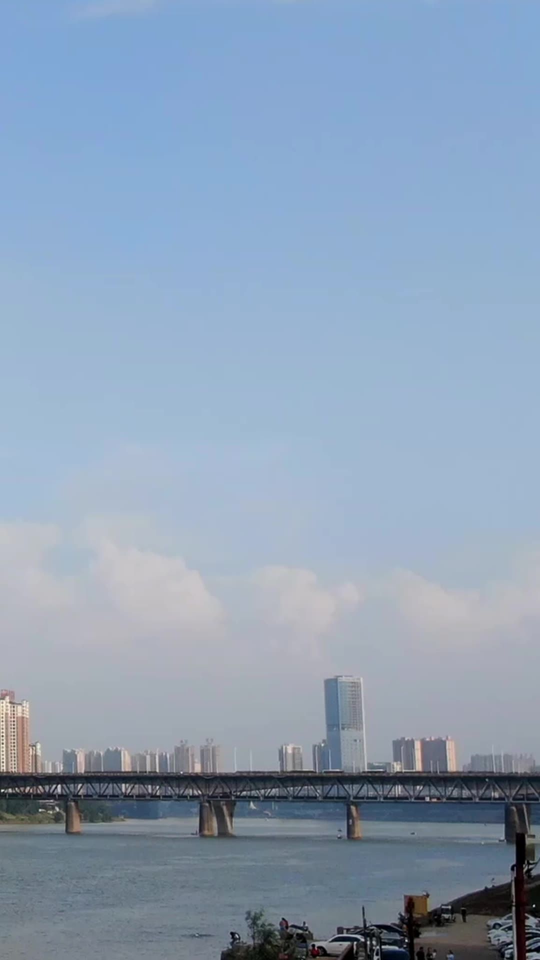 湖南衡阳城市风光延时摄影