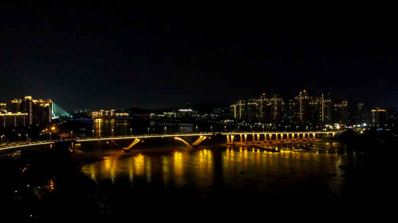 福建福州城市风光航拍摄影图