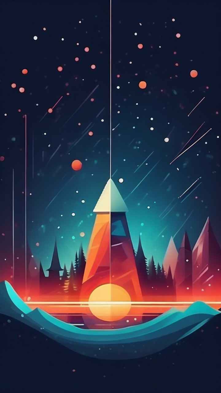 圣诞节插画背景图 128