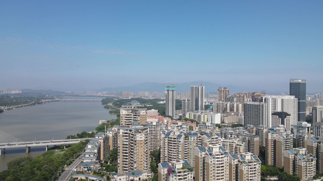 惠州市区航拍