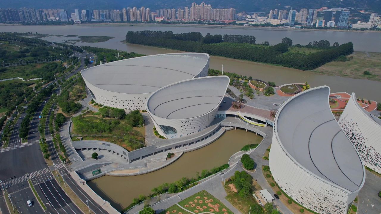 航拍福州海峡文化艺术中心 10
