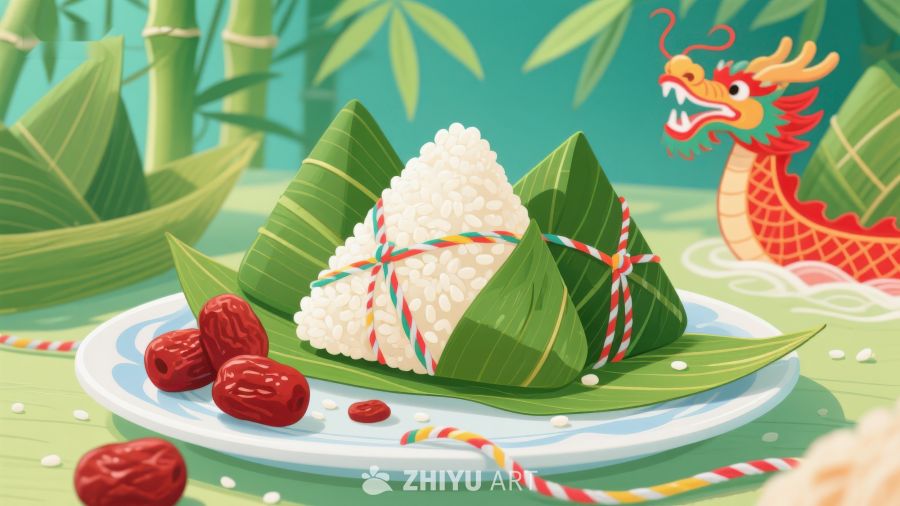 端午节粽子与红枣的美味组合 109