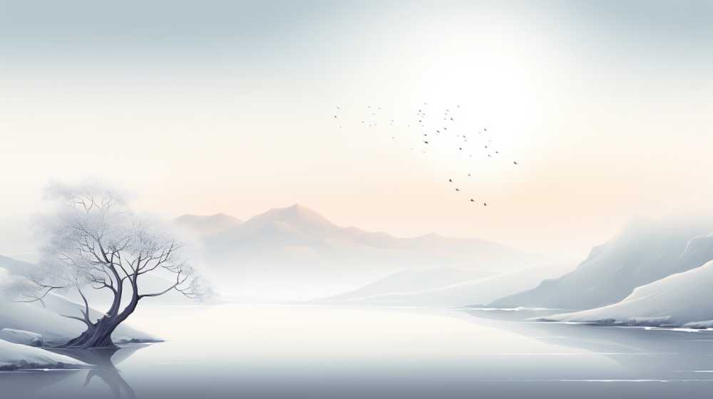 浅色背景艺术创意图