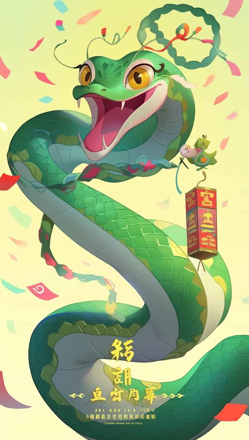 蛇年海报