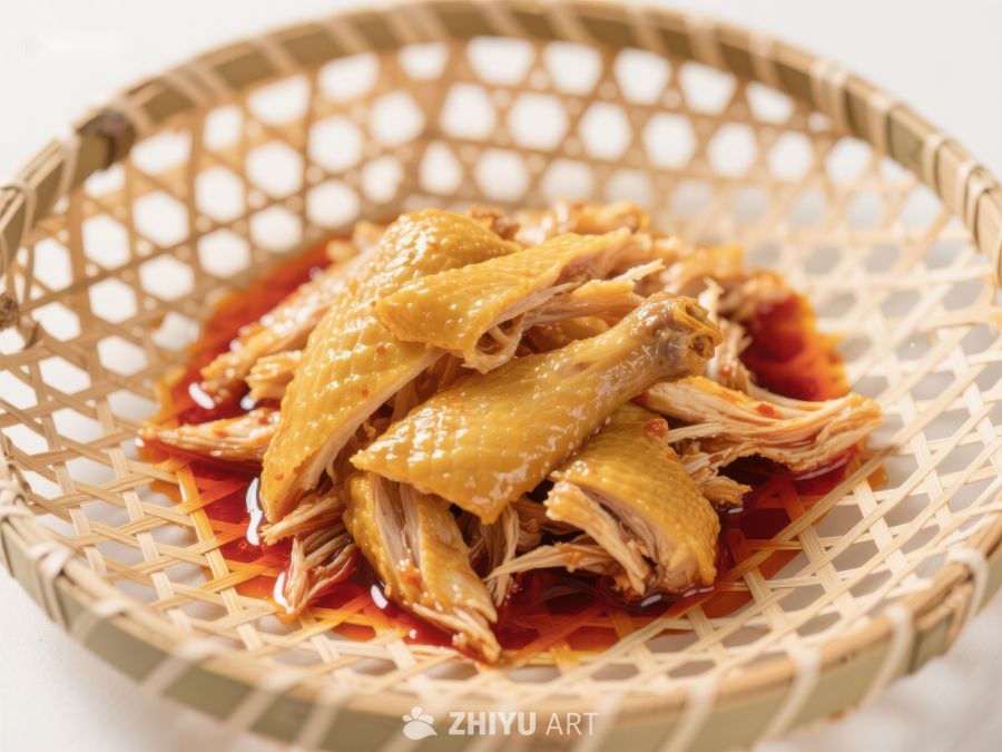 竹篮中的美味酱鸡 1815