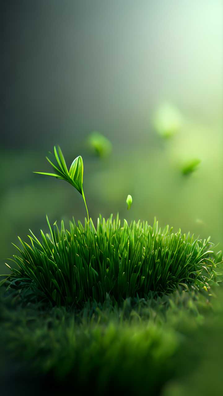 3D绿色小草