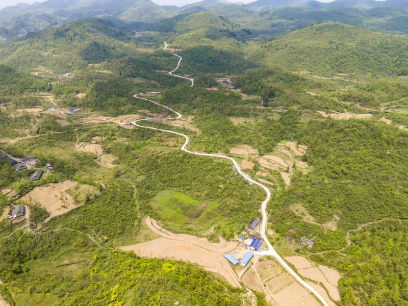 湖南张家界高山山川地貌 