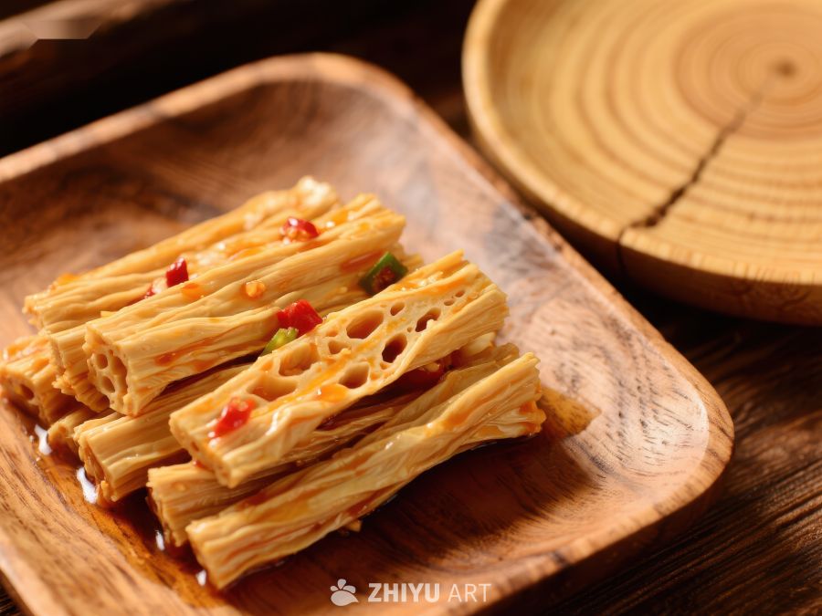 香辣竹笋条摆盘 1651