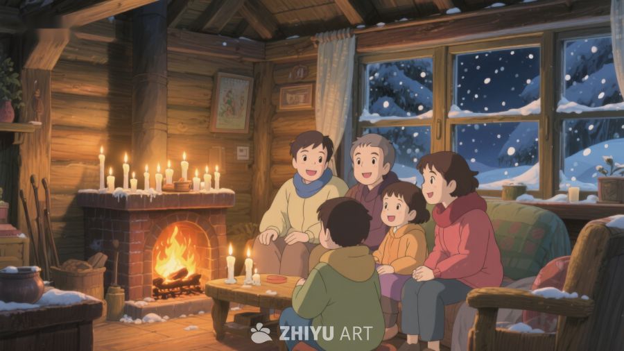 温馨家庭围炉夜话 257