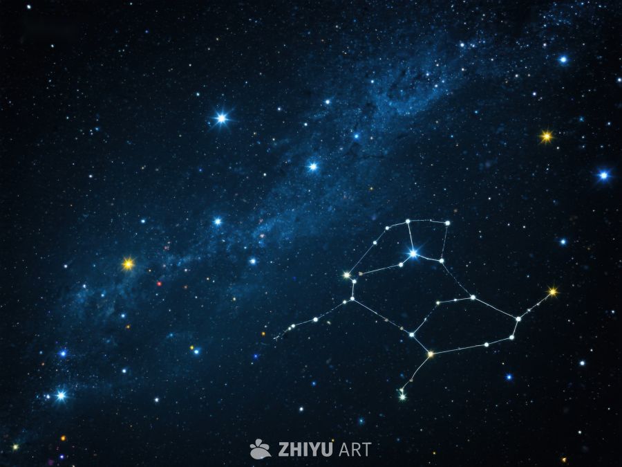 夜空中的星座图案 448