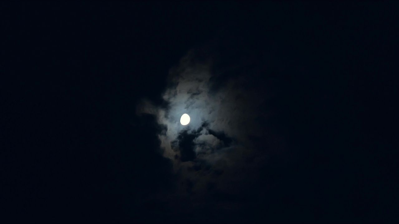月亮延时 月黑风高 明月 中秋
