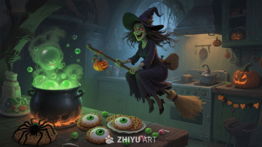 女巫厨房魔法夜