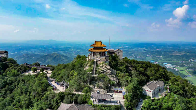 湖北武汉城市风光航拍摄影图