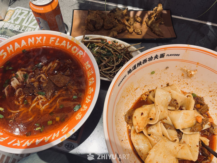 陕西风味面食与凉拌菜