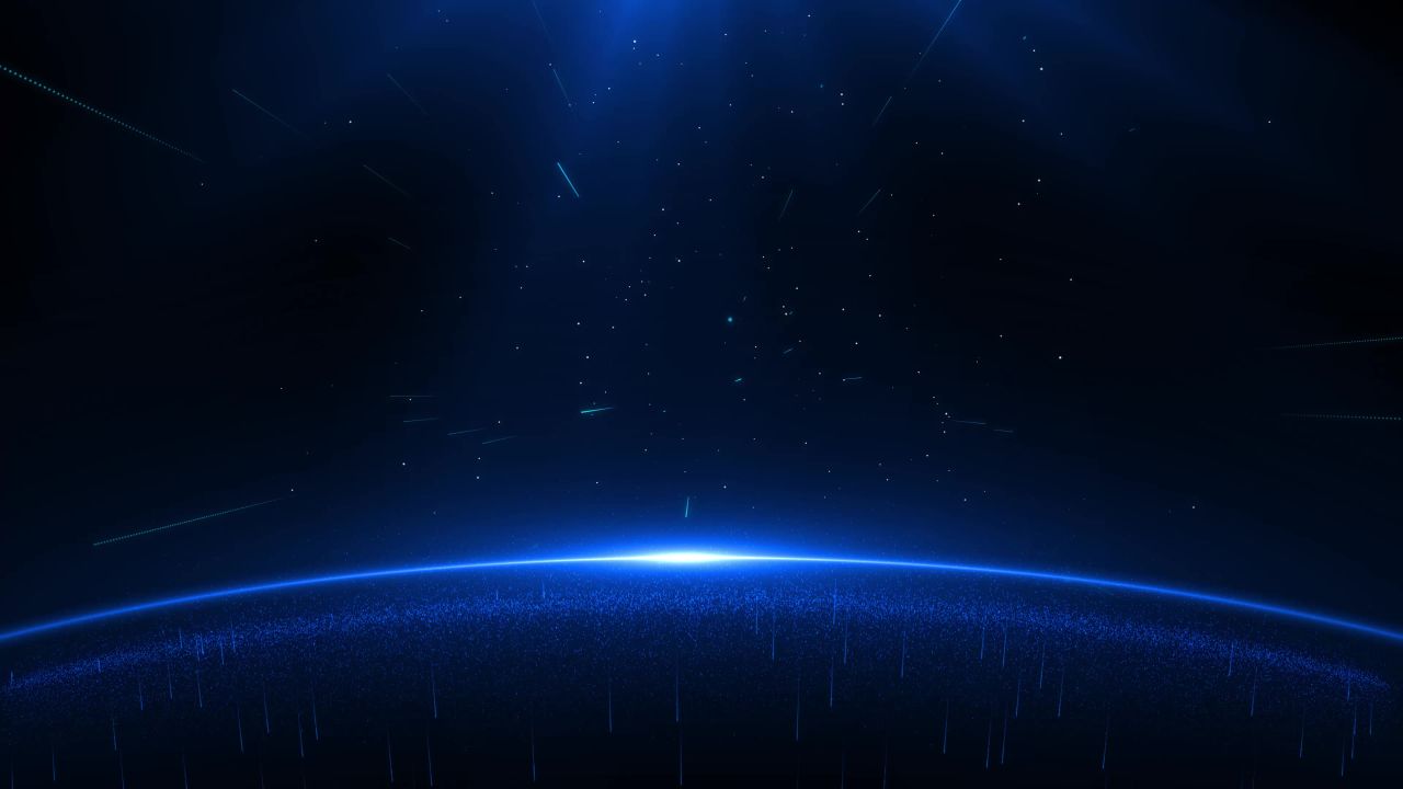 大气震撼唯美粒子片头片尾舞台背景视频 8