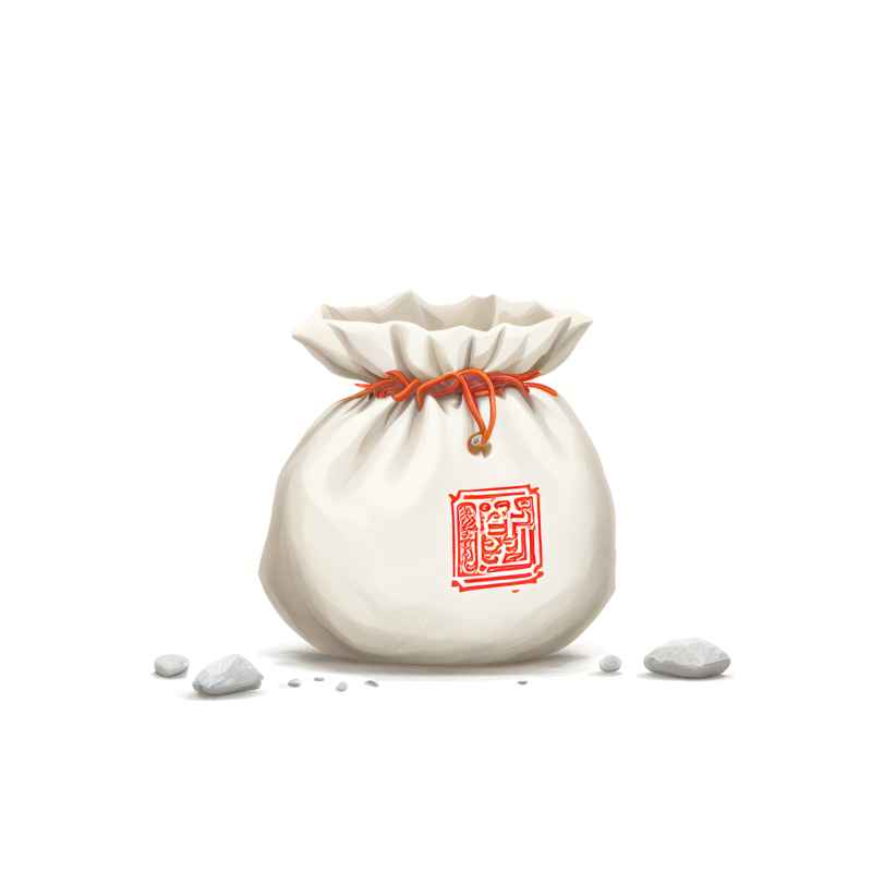 国风福袋文言文插画