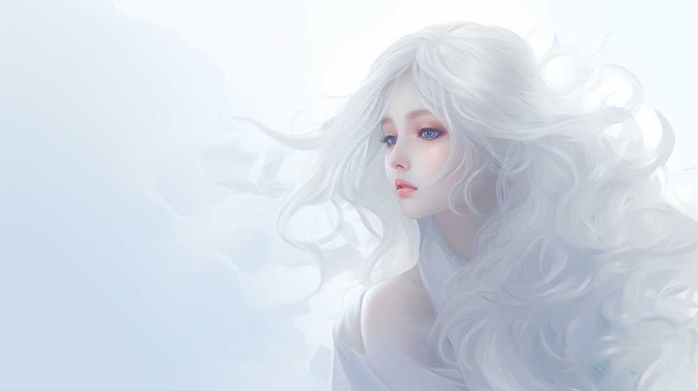 浅白色唯美意境背景图99