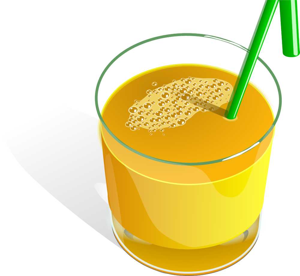 果汁橙色水果稻草绿色玻璃玻璃喝柑橘健康饮料液体甜色彩缤纷