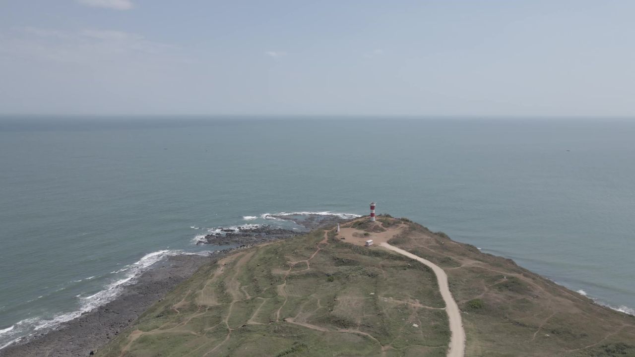 镇海角地标航拍