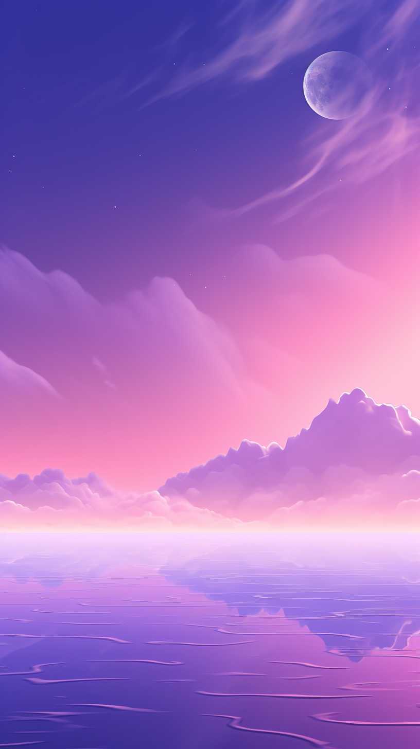 紫色唯美背景