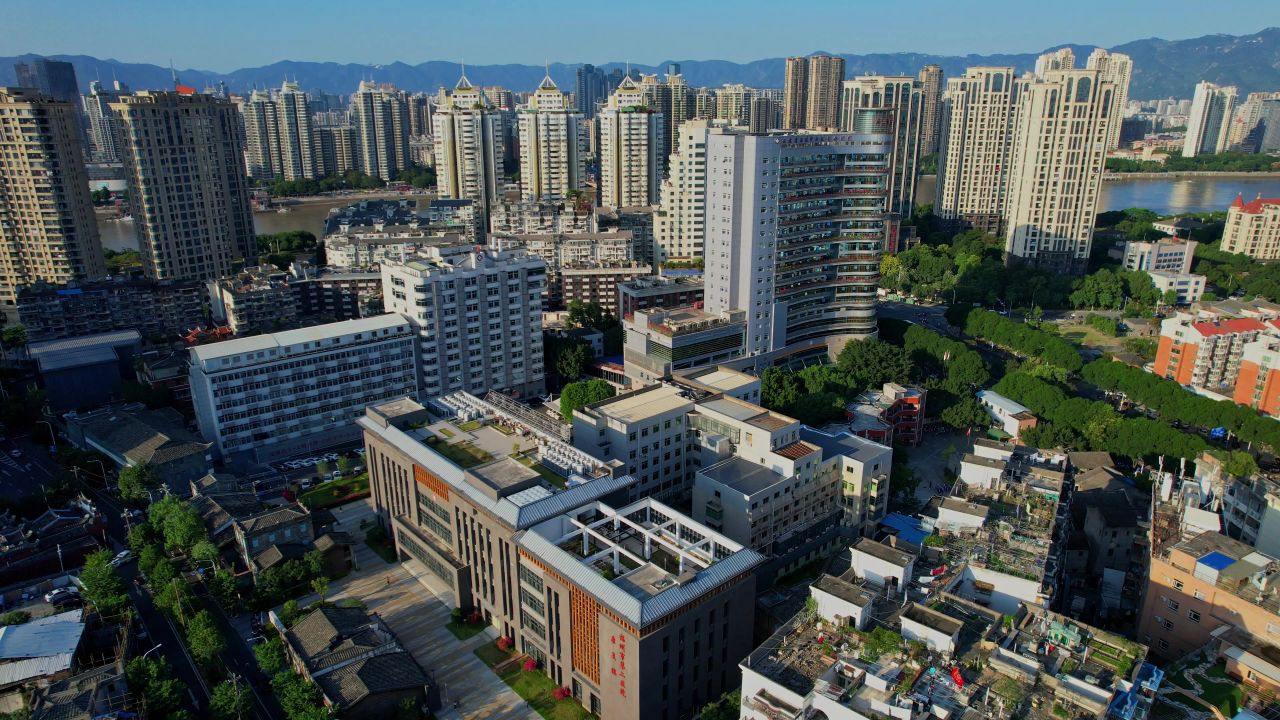 航拍福州市第二医院