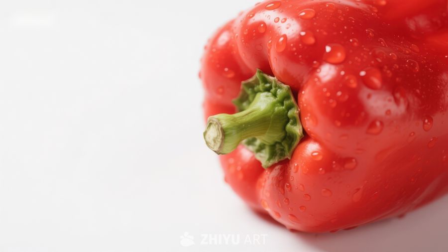 红甜椒特写