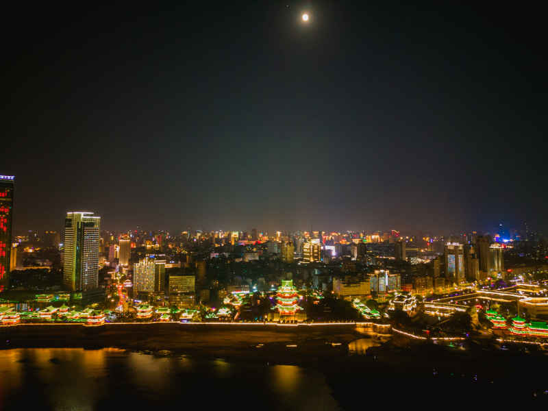  江西南昌滕王阁夜景