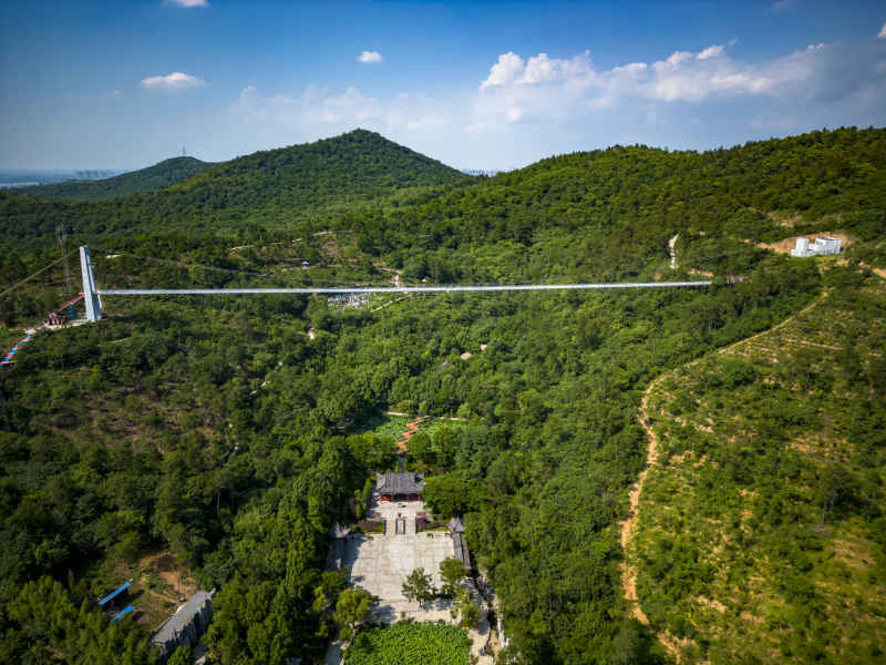 诸葛亮夫人黄家湾风景区航拍摄影图