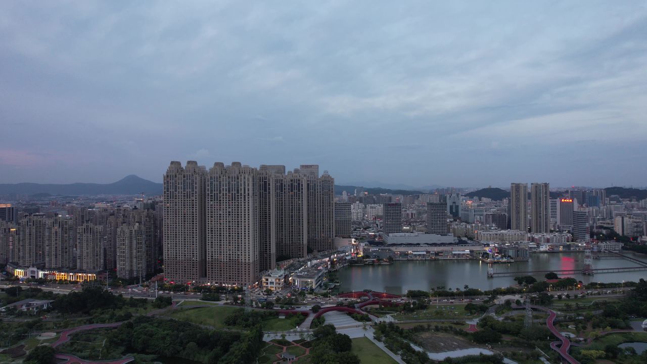 福建泉州城市风光地标建筑航拍