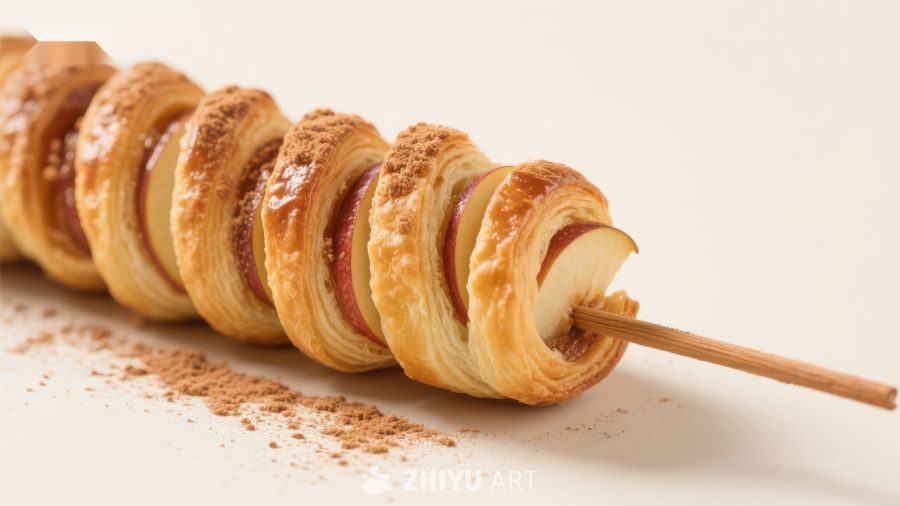 苹果派串，酥皮与果香的完美结合