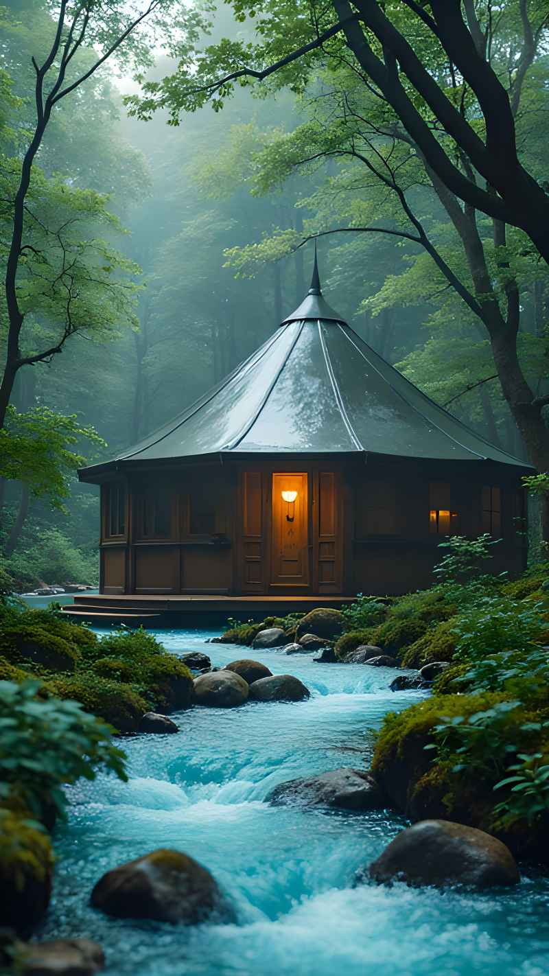 未来风格大自然森林超自然风景画质 101