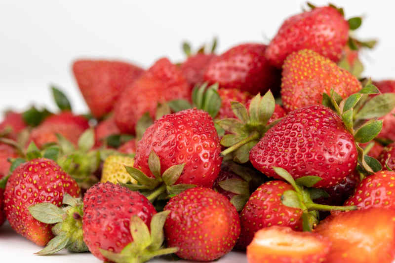 新鲜草莓水果实拍 65