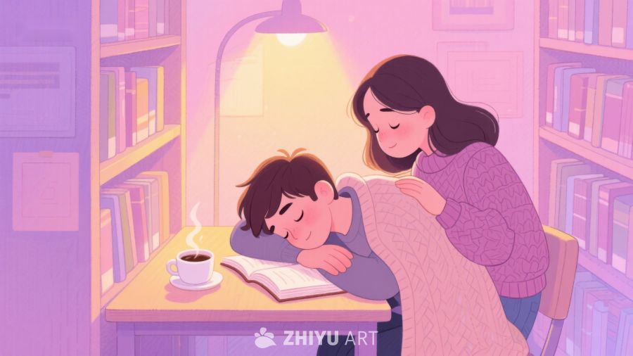 图书馆中温馨的阅读时光 322
