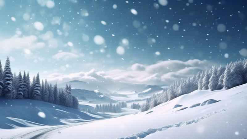 美丽冬季雪景 65