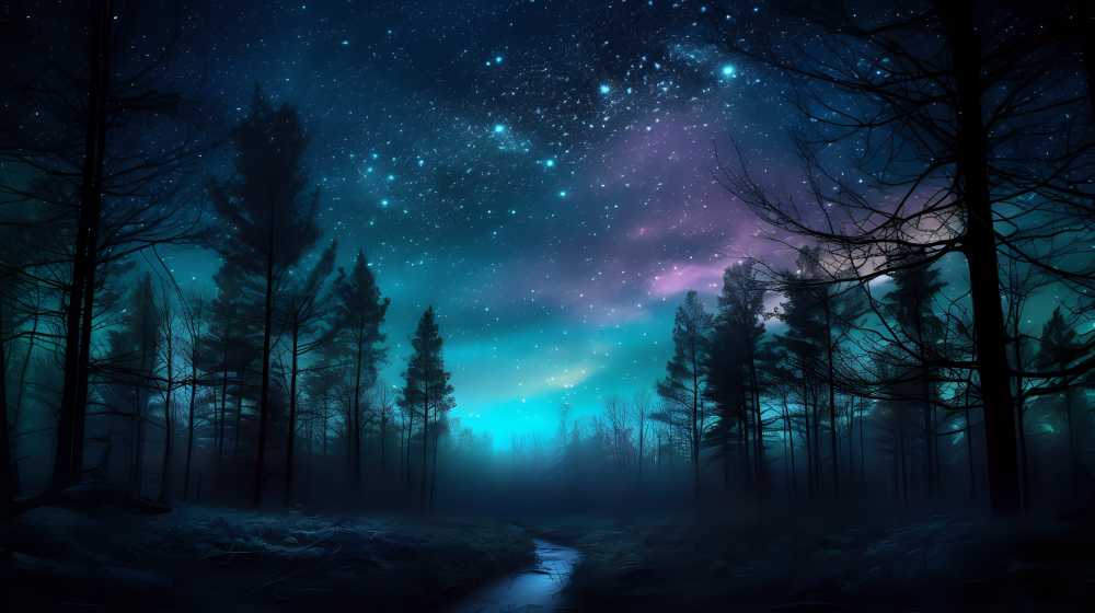 夜里的深林梦幻