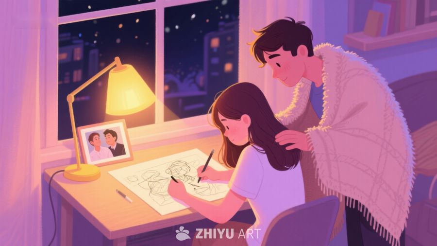 温馨夜晚，共绘美好时光 488